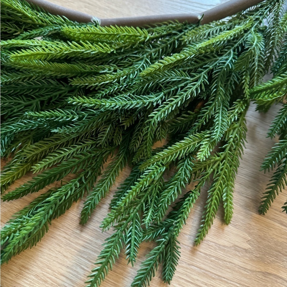 Norfolk Pine Garland Artificial Faux Greenery Garland 9FT Tik Tok/Insta Famous - Picture 3 of 8